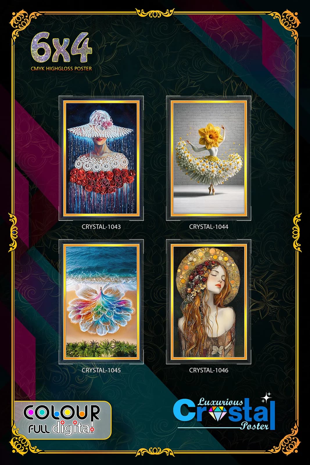 4X6 CRYSTAL POSTER DESIGN 20